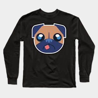 funny pug Long Sleeve T-Shirt